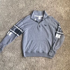 Pink Quarter-zip Pullover